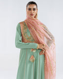 Zivah Apparel Elysian Luxury Pret 3Pc Suit ( Ready To Wear ) Aquamarine