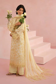 Afrozeh Floral Charm Embroidered Lawn Unstitched 3Pc Suit AL-25-V5-06 Arbor