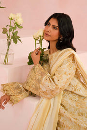 Afrozeh Floral Charm Embroidered Lawn Unstitched 3Pc Suit AL-25-V5-06 Arbor