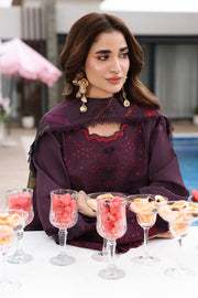 Rang Rasiya Florence Festive Embroidered Lawn Unstitched 3Pc Suit - AREZOU