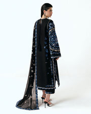 Jugnu Lahore Spring Summer Unstitched Embroidered Cotton 3Pc Suit - Ari