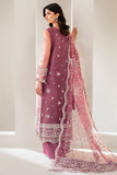 Farasha Luxury Formal Embroidered Net Unstitched 3Pc Suit - Ariana