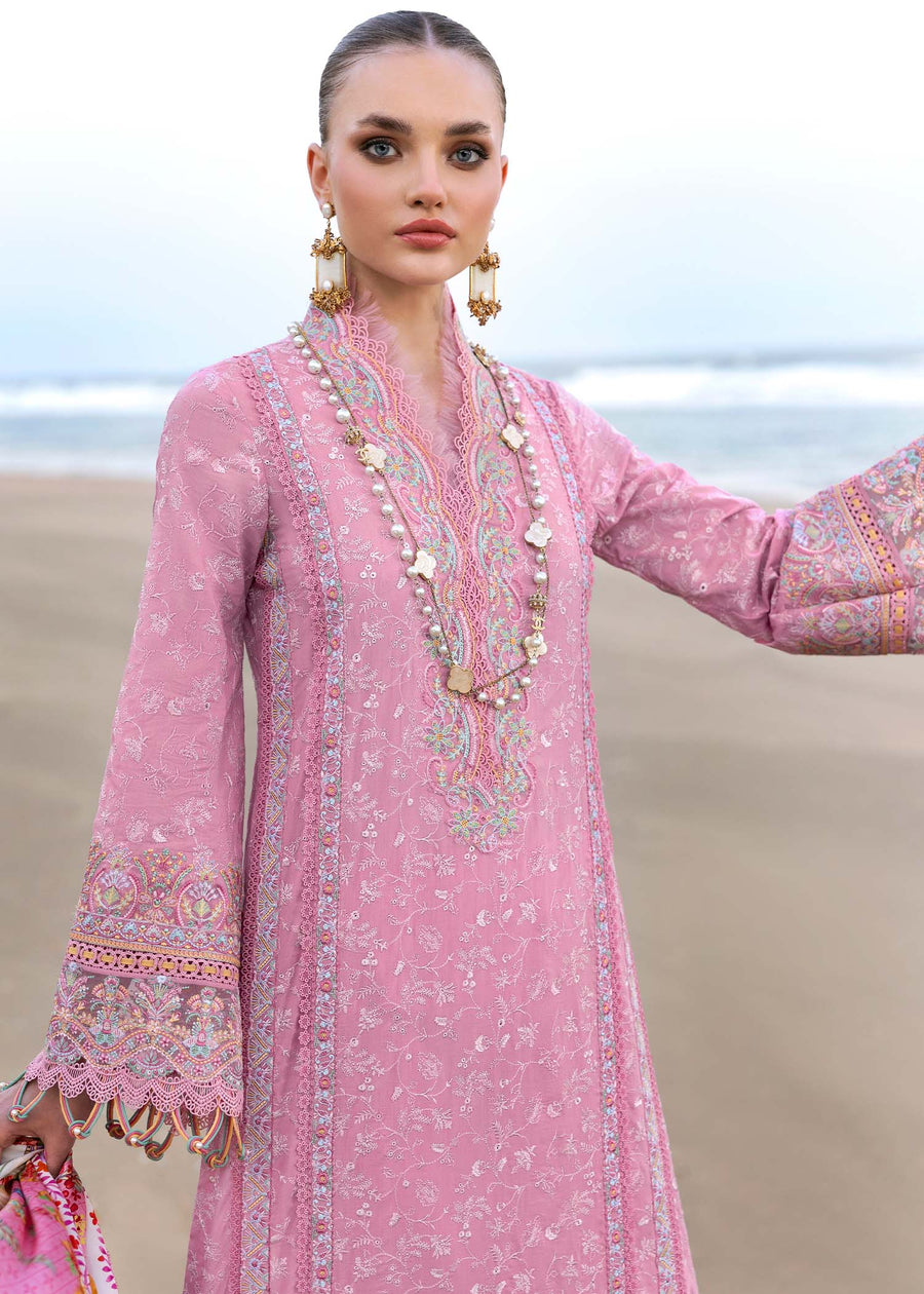 Kanwal Malik Elysia Embroidered Lawn Unstitched 3Pc Suit - ARIANA