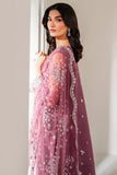 Farasha Luxury Formal Embroidered Net Unstitched 3Pc Suit - Ariana