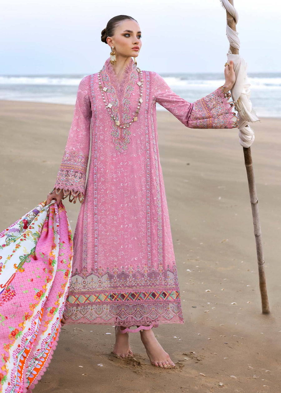 Kanwal Malik Elysia Embroidered Lawn Unstitched 3Pc Suit - ARIANA