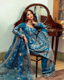 Nira by Faiza Saqlain Embroidered Raw Silk Unstitched 3Pc Suit - ARIYA