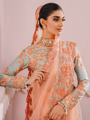 Faiza Faisal Heeriye Embroidered Polly Silk Unstitched Saree - Aroosa
