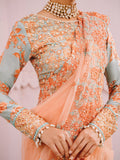 Faiza Faisal Heeriye Embroidered Polly Silk Unstitched Saree - Aroosa