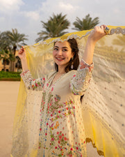 Faiza Saqlain AYA Embroidered Luxury Lawn Unstitched 3Pc Suit - ARTA