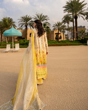 Faiza Saqlain AYA Embroidered Luxury Lawn Unstitched 3Pc Suit - ARTA
