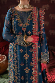 Saad Shaikh Panache Luxury Chiffon Unstitched 3Pc Suit D-04
