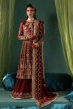 Saad Shaikh Panache Luxury Chiffon Unstitched 3Pc Suit D-02