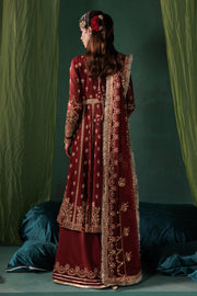 Saad Shaikh Panache Luxury Chiffon Unstitched 3Pc Suit D-02