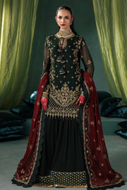 Saad Shaikh Panache Luxury Chiffon Unstitched 3Pc Suit D-03