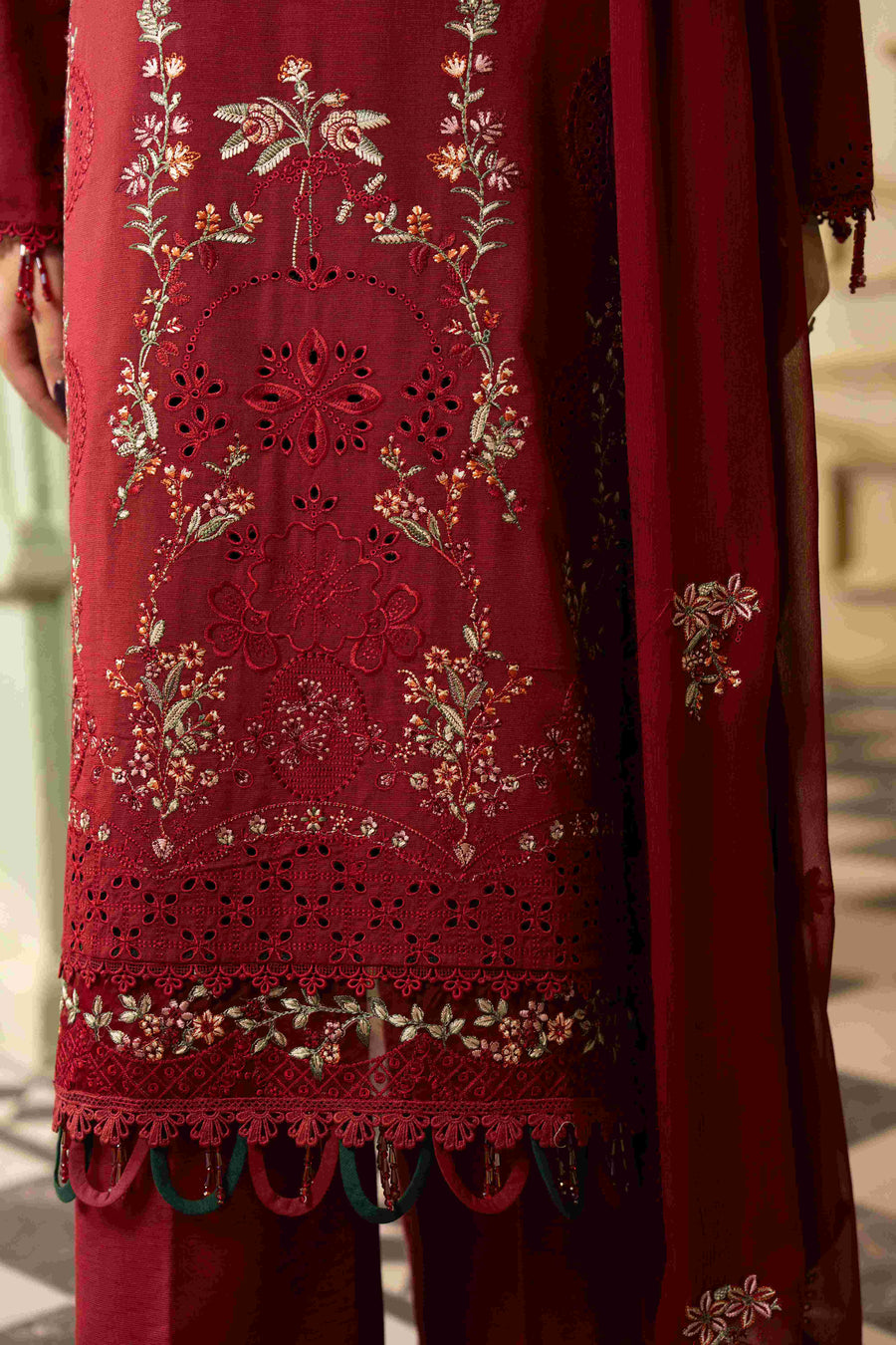 Ruby by Panache Embroidered Karandi Unstitched 3Pc Suit D-03