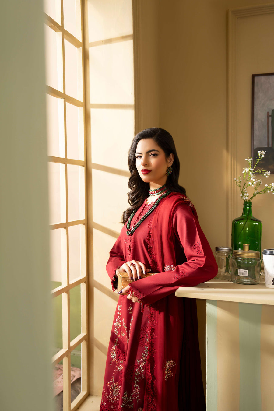 Ruby by Panache Embroidered Karandi Unstitched 3Pc Suit D-03