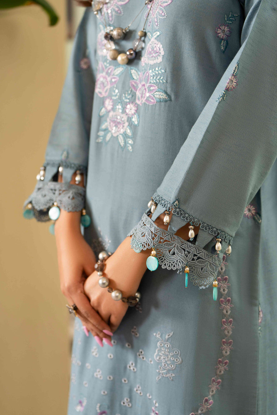 Ruby by Panache Embroidered Karandi Unstitched 3Pc Suit D-04