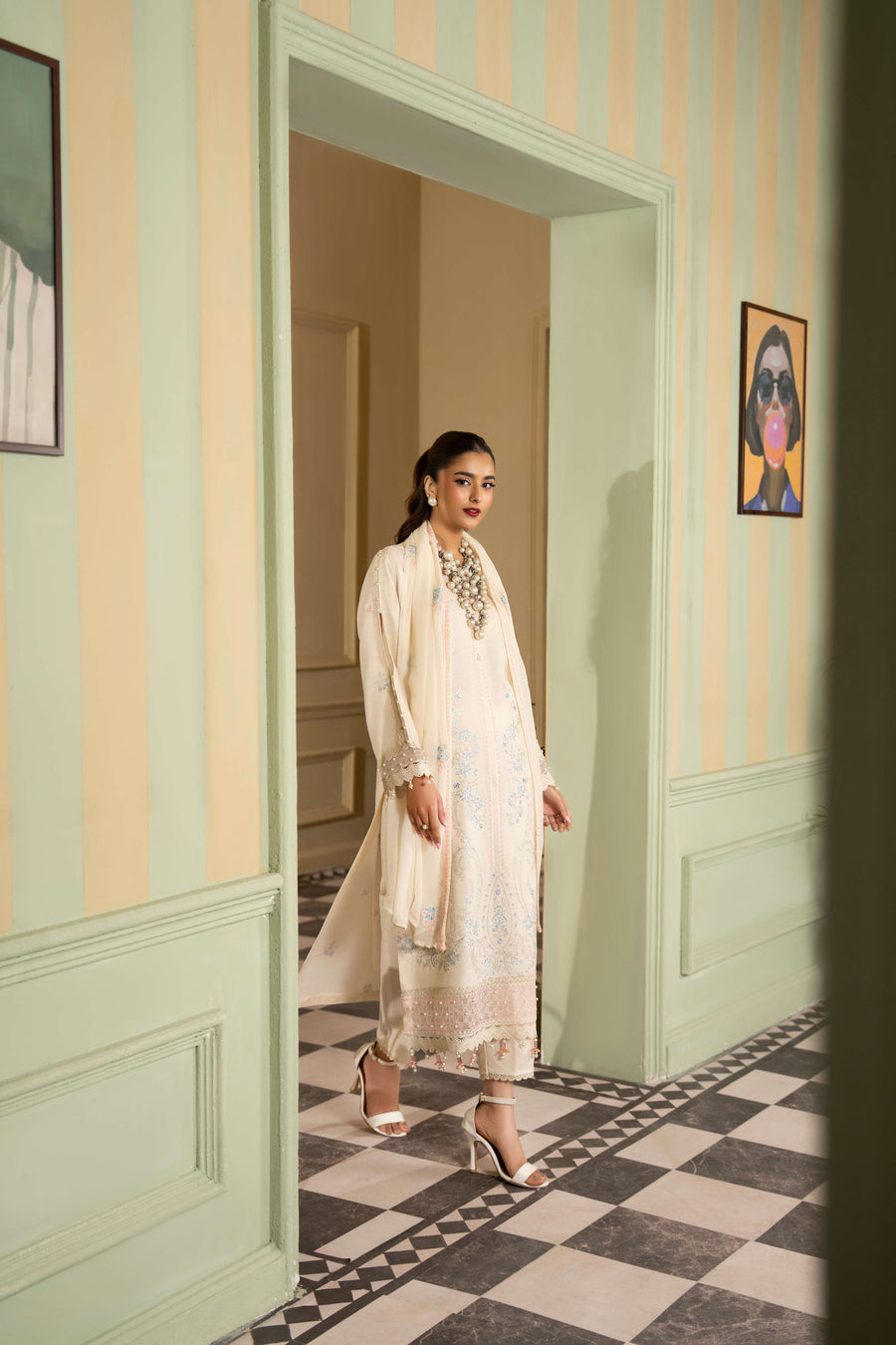 Ruby by Panache Embroidered Karandi Unstitched 3Pc Suit D-05