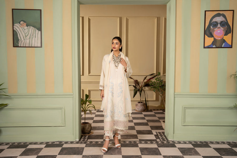 Ruby by Panache Embroidered Karandi Unstitched 3Pc Suit D-05