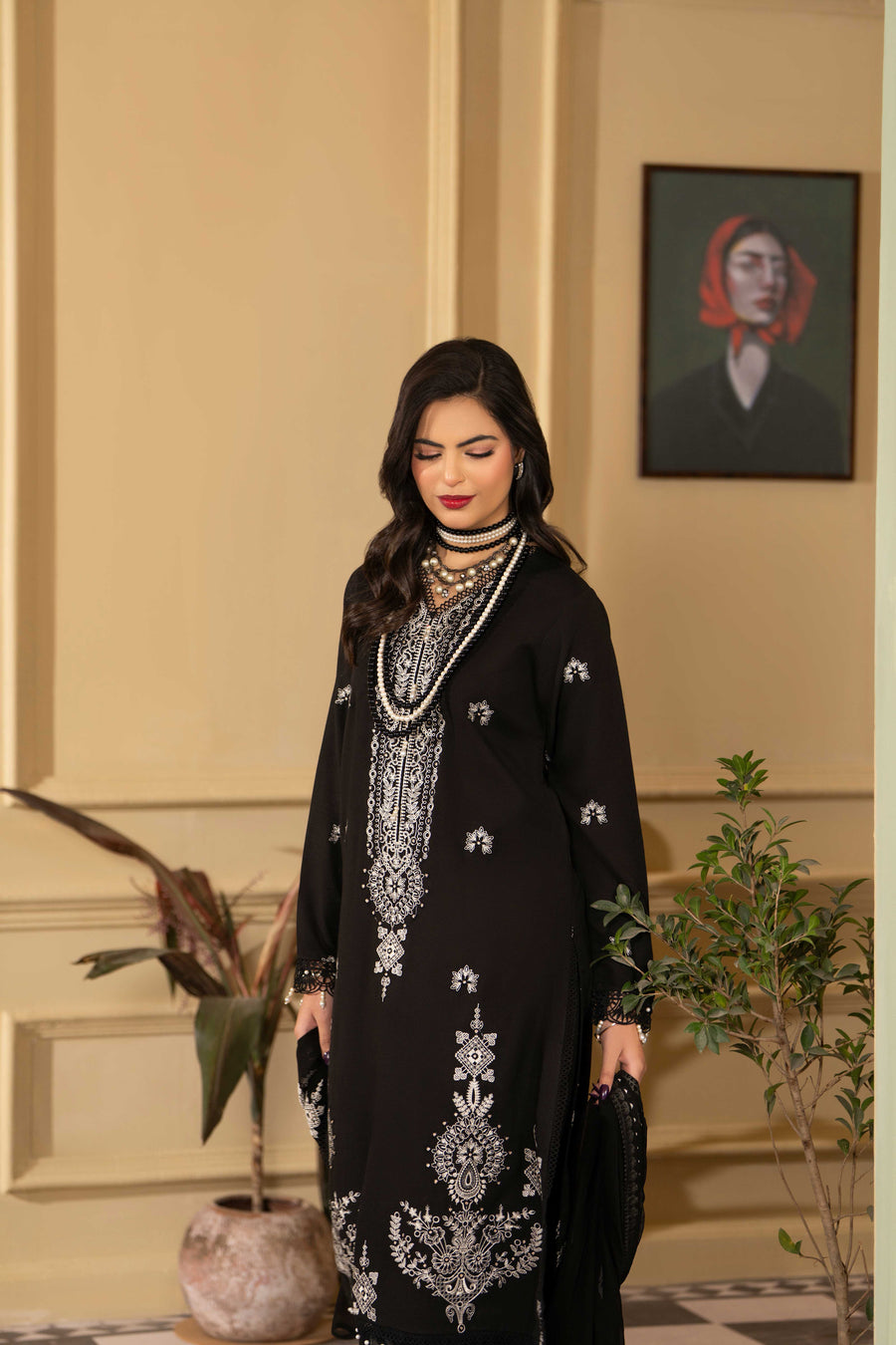 Ruby by Panache Embroidered Karandi Unstitched 3Pc Suit D-06