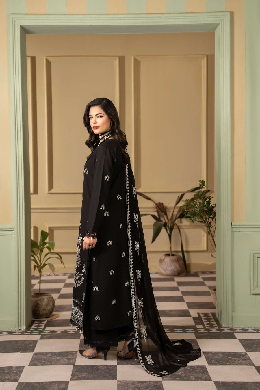Ruby by Panache Embroidered Karandi Unstitched 3Pc Suit D-06