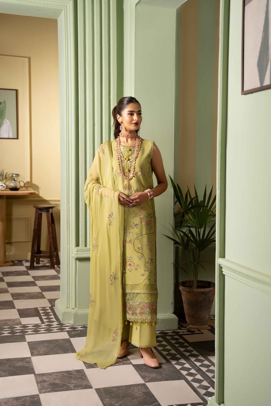 Ruby by Panache Embroidered Karandi Unstitched 3Pc Suit D-07