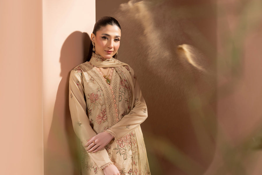 Fleur by Panache Embroidered Lawn Unstitched 3Pc Suit D-07