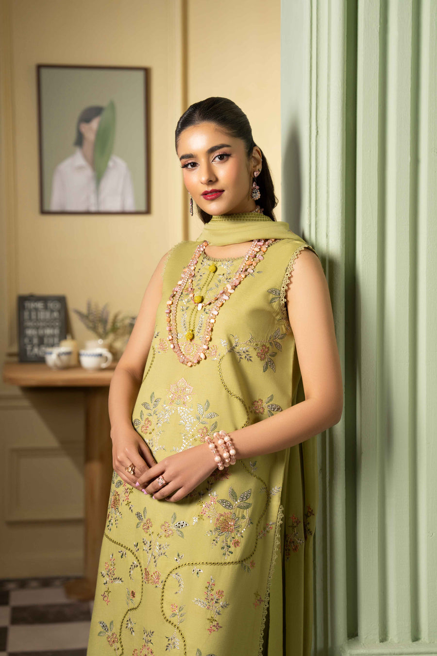 Ruby by Panache Embroidered Karandi Unstitched 3Pc Suit D-07