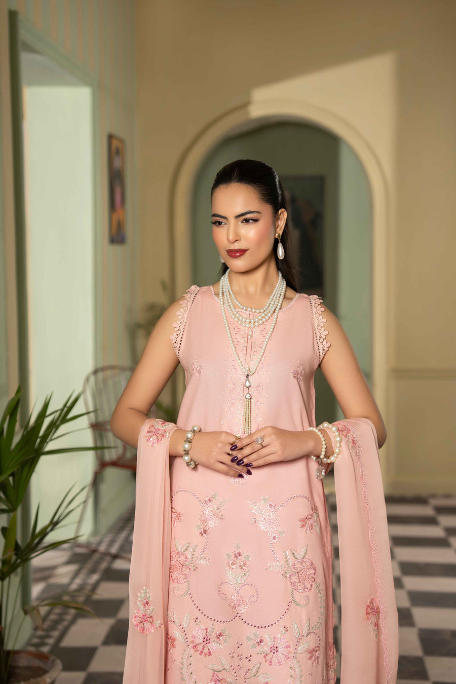 Ruby by Panache Embroidered Karandi Unstitched 3Pc Suit D-08