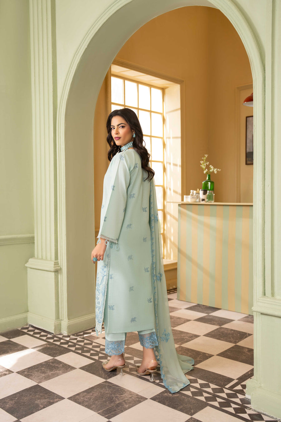 Ruby by Panache Embroidered Karandi Unstitched 3Pc Suit D-09
