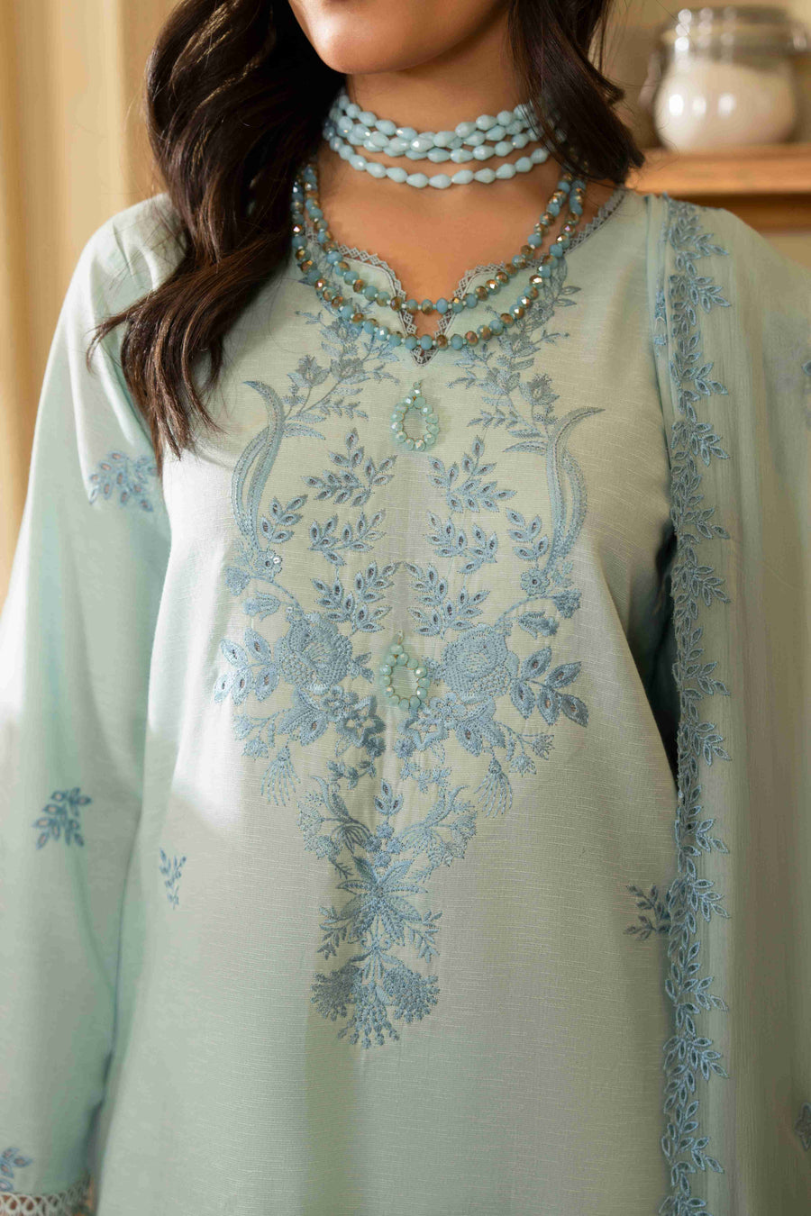 Ruby by Panache Embroidered Karandi Unstitched 3Pc Suit D-09