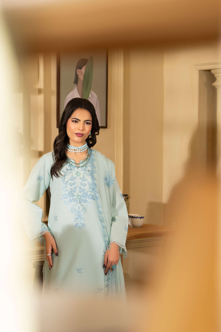 Ruby by Panache Embroidered Karandi Unstitched 3Pc Suit D-09