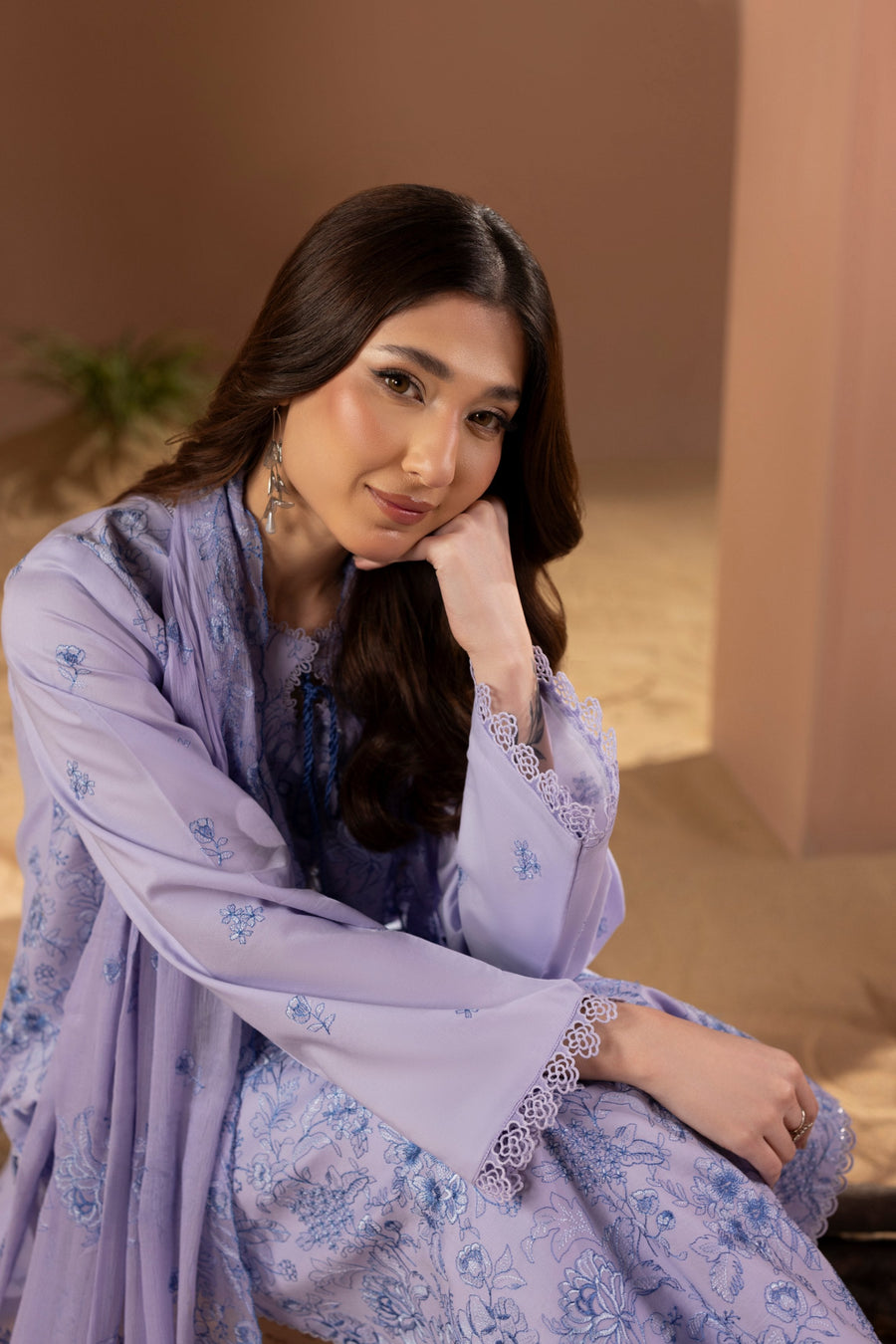 Fleur by Panache Embroidered Lawn Unstitched 3Pc Suit D-09