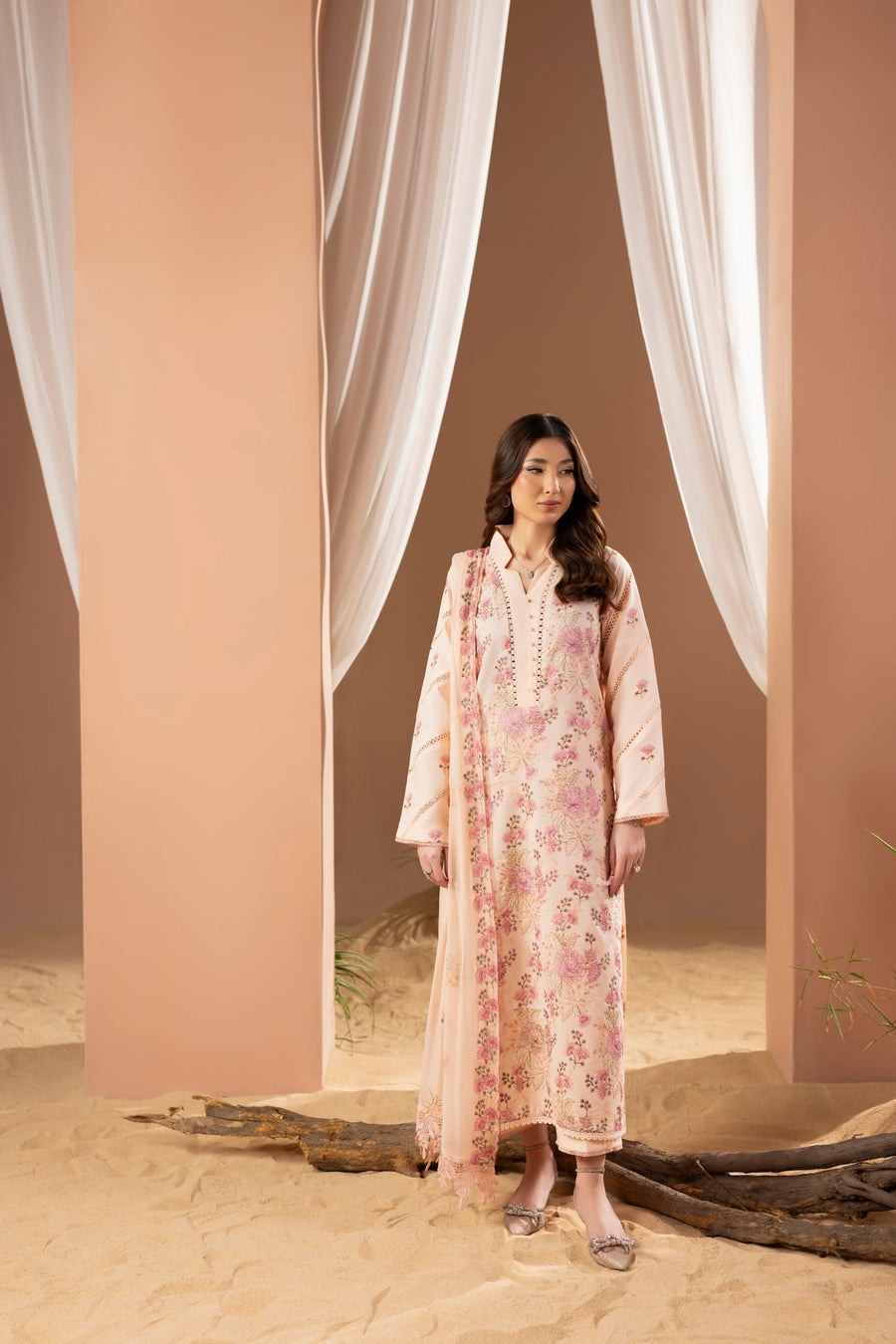 Fleur by Panache Embroidered Lawn Unstitched 3Pc Suit D-10