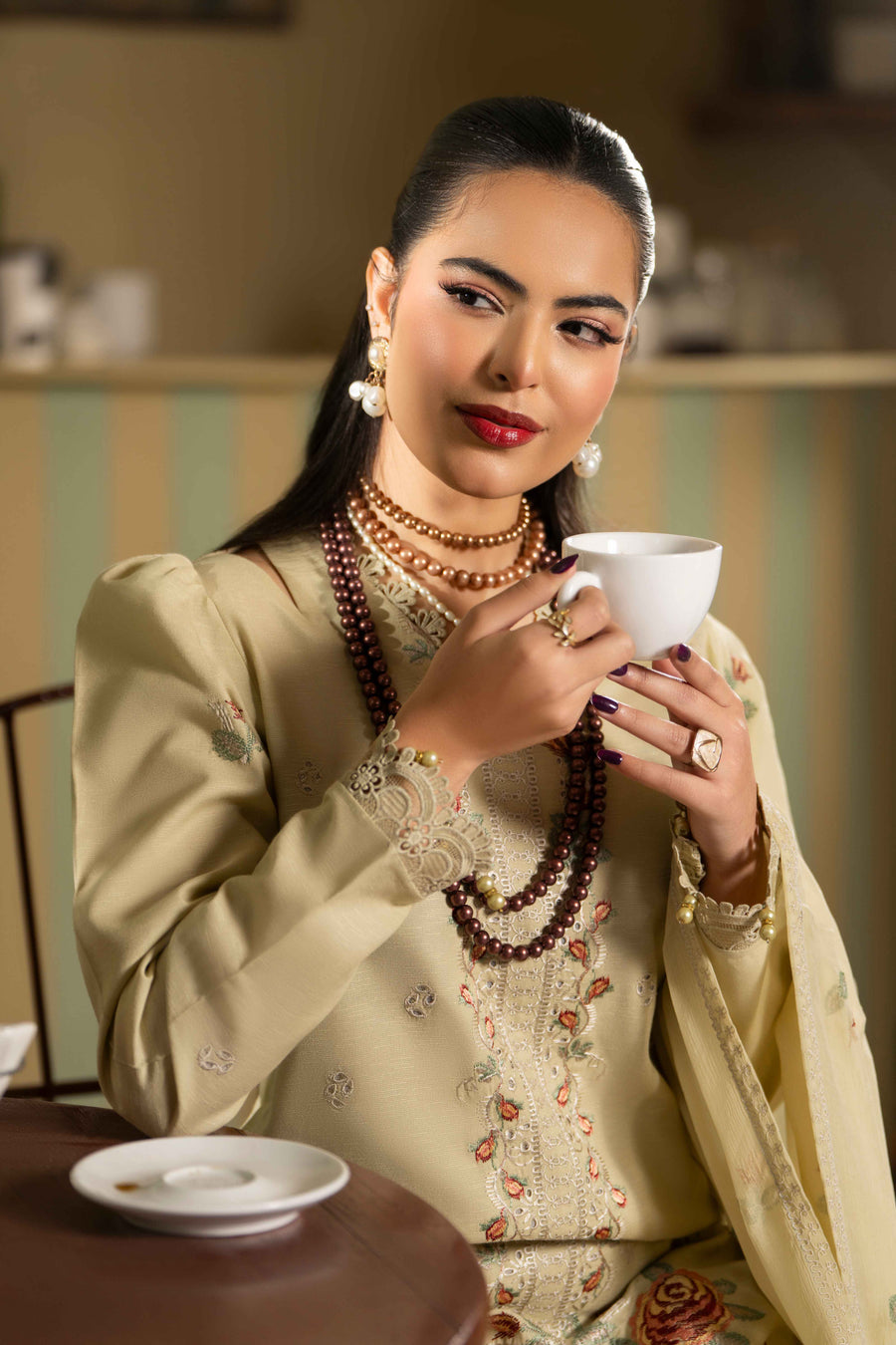 Ruby by Panache Embroidered Karandi Unstitched 3Pc Suit D-10