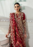 Crimson X Saira Shakira Embroidered Organza Unstitched 3Pc Suit - Artisan Story