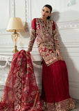 Crimson X Saira Shakira Embroidered Organza Unstitched 3Pc Suit - Artisan Story