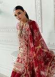 Crimson X Saira Shakira Embroidered Organza Unstitched 3Pc Suit - Artisan Story