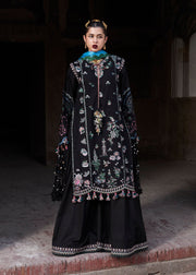 Hussain Rehar Nirmal Unstitched Embroidered Lawn 3Pc Suit - Arzo