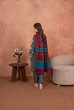 Feathers Premium Embroidered Lawn Unstitched 3Pc Suit - Ashen Silver Whitework