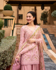 Faiza Saqlain AYA Embroidered Luxury Lawn Unstitched 3Pc Suit - ASJA