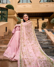 Faiza Saqlain AYA Embroidered Luxury Lawn Unstitched 3Pc Suit - ASJA