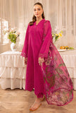 Farasha Summer Essentials Embroidered Lawn Unstitched 3Pc Suit - Aster