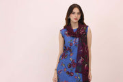 Feathers Premium House of Petals Unstitched Lawn 3Pc Suit Atlantic Anchor-FT755
