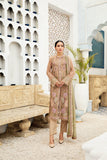 Alizeh Fashion Vol-04 Embroidered Chiffon 3Pc Suit D-08 Aura Blush