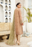 Alizeh Fashion Vol-04 Embroidered Chiffon 3Pc Suit D-08 Aura Blush