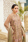 Alizeh Fashion Vol-04 Embroidered Chiffon 3Pc Suit D-08 Aura Blush