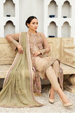 Alizeh Fashion Vol-04 Embroidered Chiffon 3Pc Suit D-08 Aura Blush