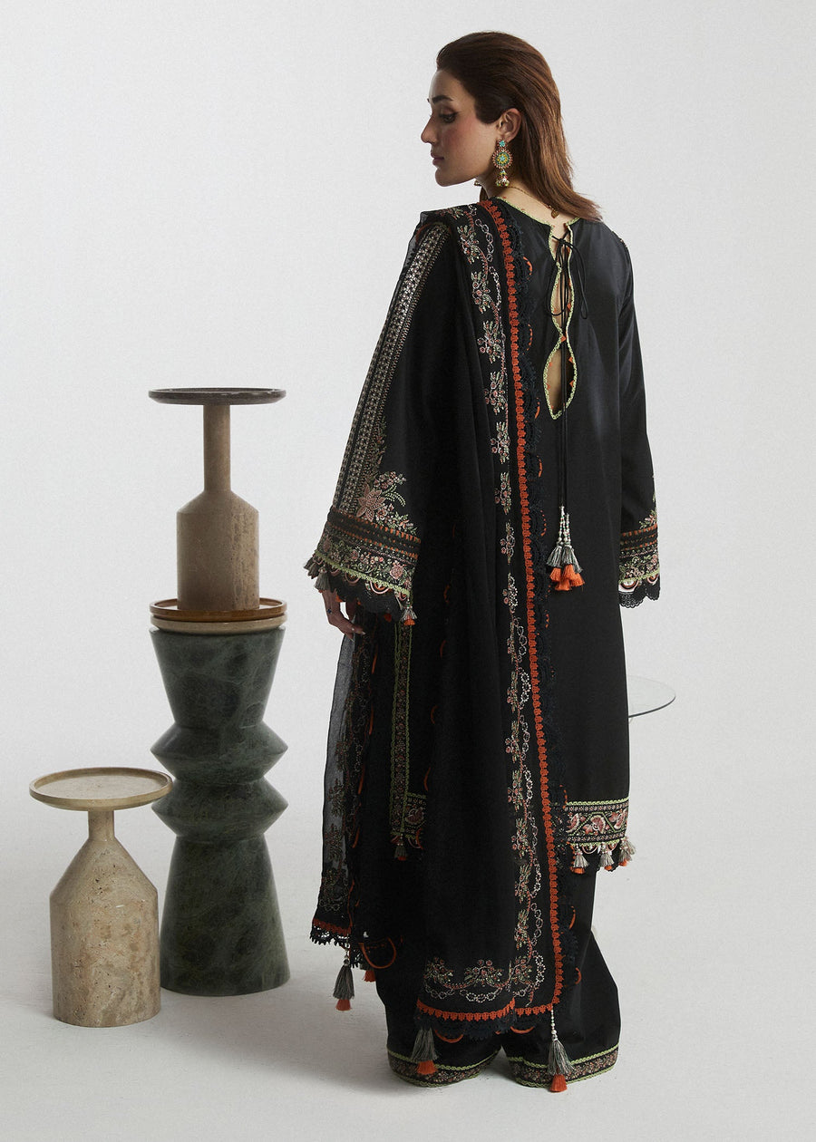 Hussain Rehar Embroidered Luxury Lawn Unstitched 3Pc Suit D-03 AURORA