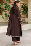 Farasha Meline Embroidered Viscose Unstitched 3Pc Suit - Autumn Rose